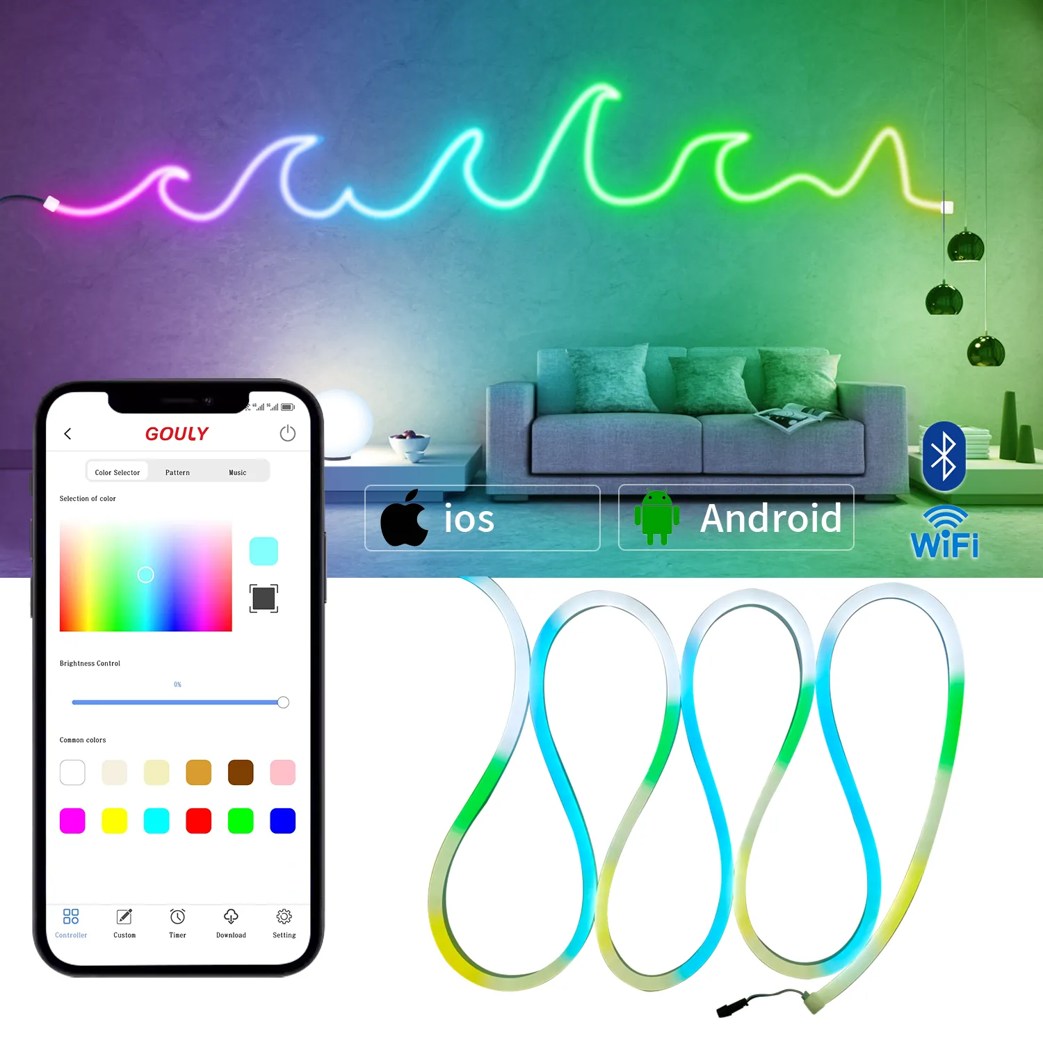 neon strip lights